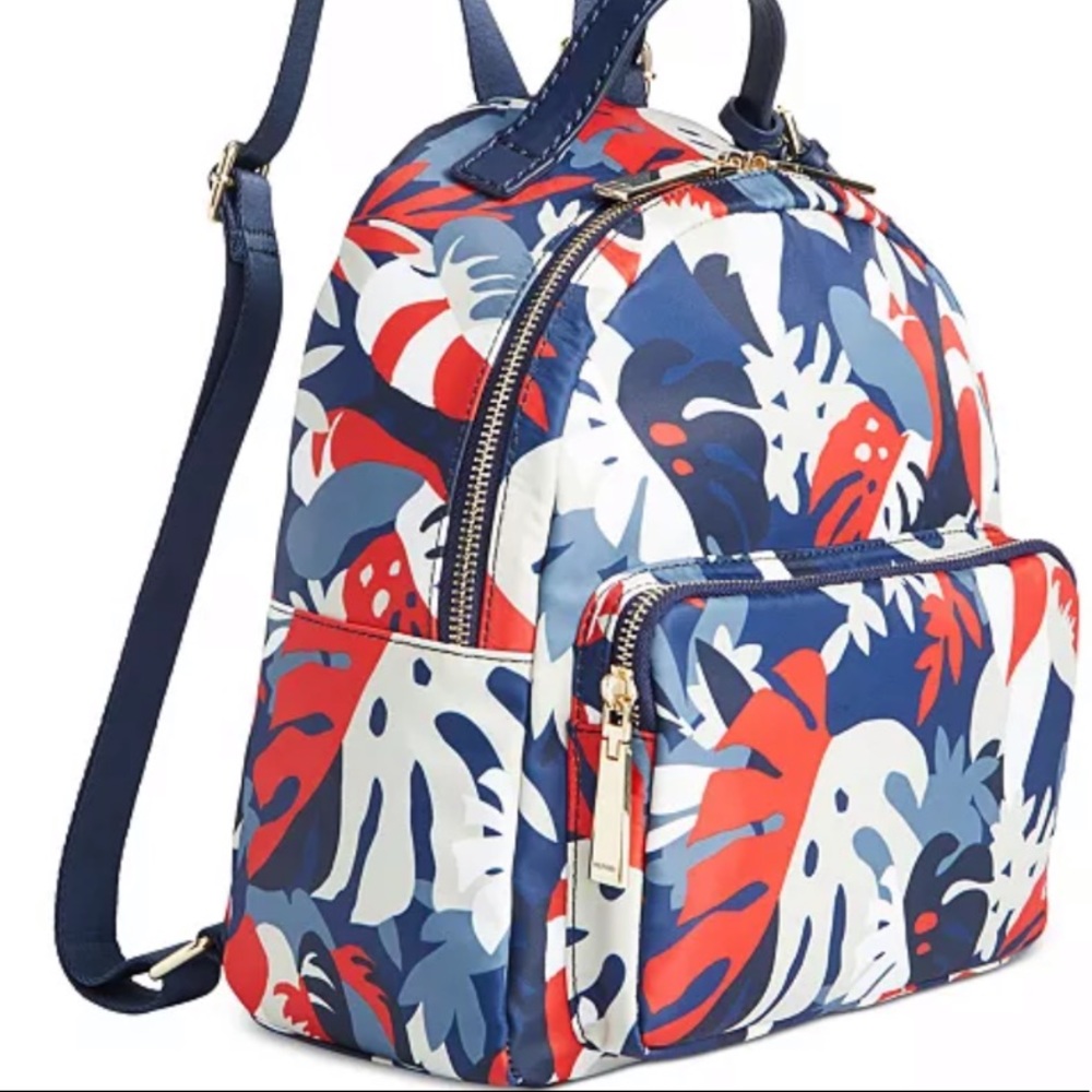 Tommy Hilfiger Julia Tropical Palm Dome Backpack - Picture 3 of 10